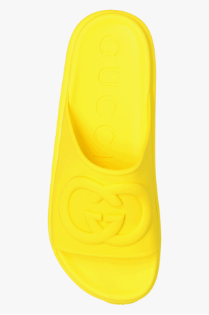 Gucci yellow outlet rubber tote